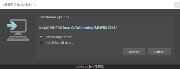 MNPRX Installation