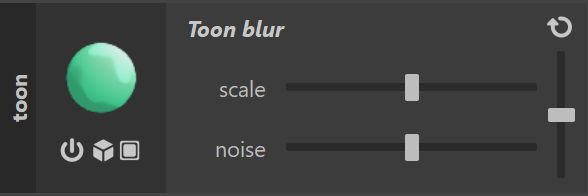 Toon NoiseFX toggled by the Toon Tollset